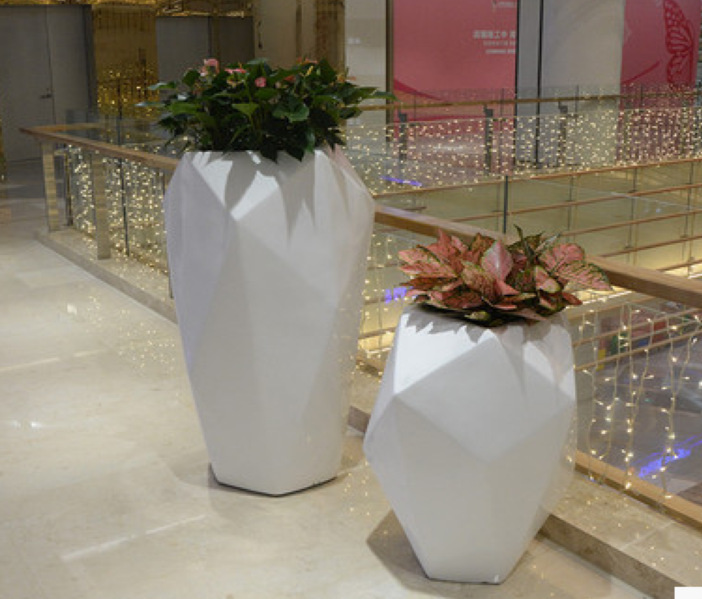 苏州玻璃钢花钵 玻璃钢花池 玻璃钢异形组合花盆 定制