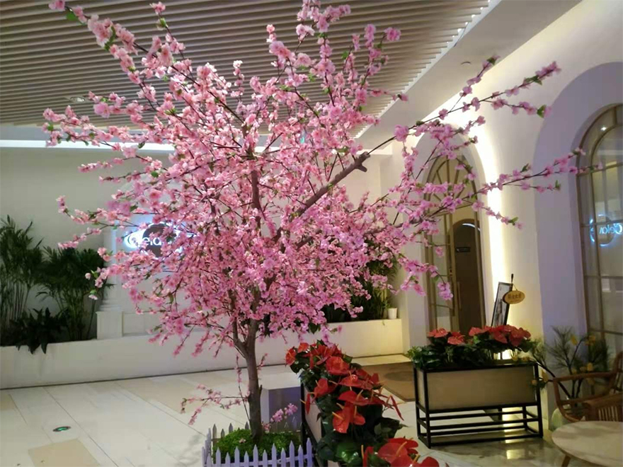 苏州新年许愿树 仿真桃花树 仿真樱花树 定制